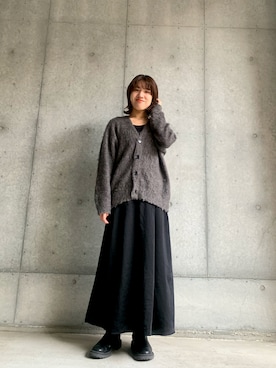 「URBAN RESEARCH DOORS（アーバンリサーチドアーズ）のアイテム（タンクトップ）」を使った、yurino11さん（レディース・156cm）の冬コーディネート