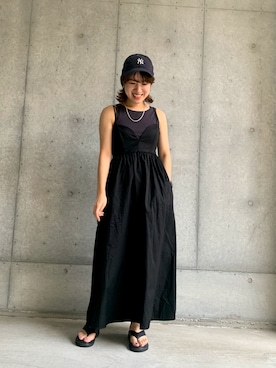 「RODE SKO」｜「アイテム（アクセサリー）」を使った、yurino11さん（レディース・156cm）の夏コーディネート