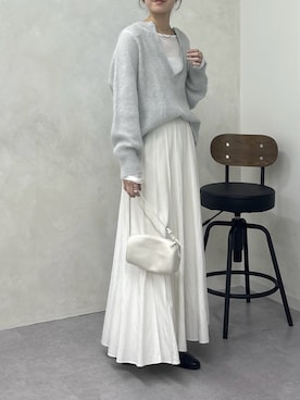 「DouDou（ドゥドゥ）のアイテム」を使った、doudoureiさん（レディース・164cm）の冬コーディネート