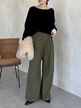 「アイテム（Tシャツ/カットソー）」を使った、doudoureiさん（レディース・164cm）の秋コーディネート