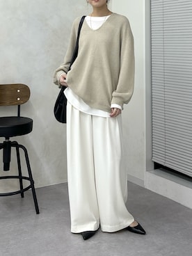 「DouDou（ドゥドゥ）のアイテム」を使った、doudoureiさん（レディース・164cm）の冬コーディネート