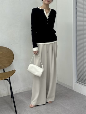 「DouDou（ドゥドゥ）のアイテム」を使った、doudoureiさん（レディース・164cm）の冬コーディネート