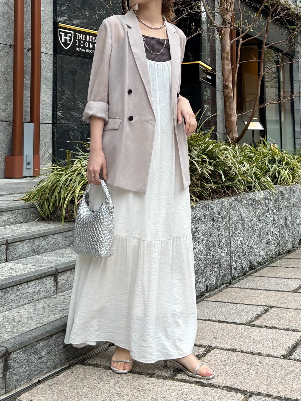 doudou ドゥドゥ　強撚シアーダブルジャケット　ベージュ　シアージャケット 強撚シアーダブルジャケット | DOUDOU(ドゥドゥ)レディース | PAL