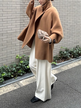 「アイテム（その他アウター）」を使った、doudoureiさん（レディース・164cm）の冬コーディネート