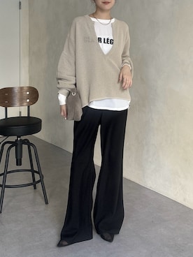 「DouDou（ドゥドゥ）のアイテム」を使った、doudoureiさん（レディース・164cm）の冬コーディネート