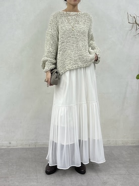 「DouDou（ドゥドゥ）のアイテム」を使った、doudoureiさん（レディース・164cm）の冬コーディネート