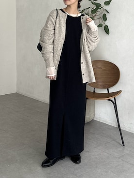 「アイテム（ワンピース/ドレス）」を使った、doudoureiさん（レディース・164cm）の秋コーディネート