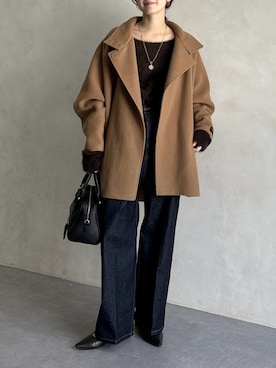 「アイテム（パンプス）」を使った、doudoureiさん（レディース・164cm）の冬コーディネート