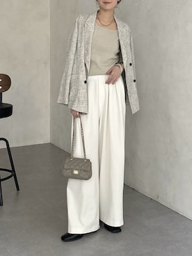 「DouDou（ドゥドゥ）のアイテム」を使った、doudoureiさん（レディース・164cm）の冬コーディネート