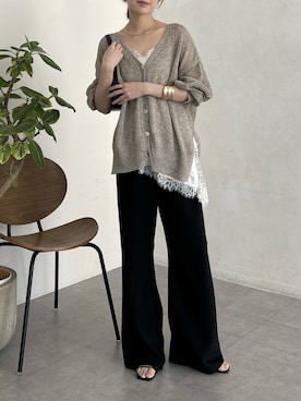 「DouDou（ドゥドゥ）のアイテム」を使った、doudoureiさん（レディース・164cm）の春コーディネート