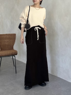 「アイテム（財布/小物）」を使った、doudoureiさん（レディース・164cm）の秋コーディネート