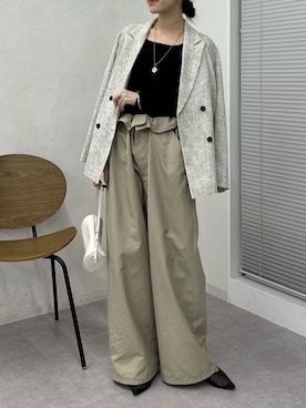 「DouDou（ドゥドゥ）のアイテム」を使った、doudoureiさん（レディース・164cm）の冬コーディネート