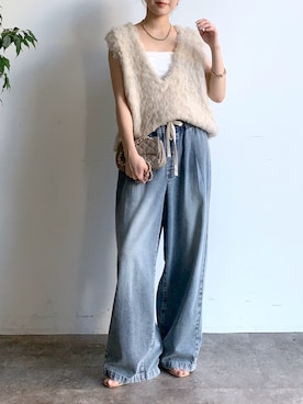 「秋コーデ」｜「アイテム（アクセサリー）」を使った、doudoureiさん（レディース・164cm）の夏コーディネート