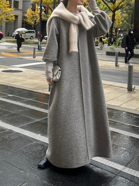 「アイテム（ワンピース/ドレス）」を使った、doudoureiさん（レディース・164cm）の冬コーディネート