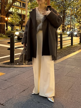 「DouDou（ドゥドゥ）のアイテム（ピアス（両耳用））」を使った、doudoureiさん（レディース・164cm）の秋コーディネート