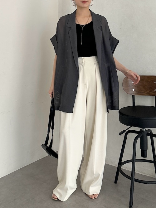 【WEB限定】メッシュ半袖ジャケット