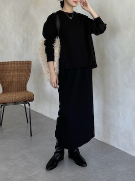 「アイテム（セットアップ）」を使った、doudoureiさん（レディース・164cm）の秋コーディネート