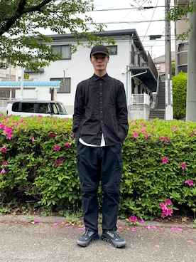 「MANASTASH（マナスタッシュ）のアイテム」を使った、yoshikikawamitsuさん（メンズ・172cm）の春コーディネート