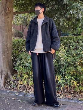 「アイテム（キーケース/キーアクセサリー）」を使った、t.koya1さん（メンズ・181cm）の秋コーディネート