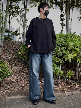 「アイテム（キーケース/キーアクセサリー）」を使った、t.koya1さん（メンズ・181cm）の秋コーディネート