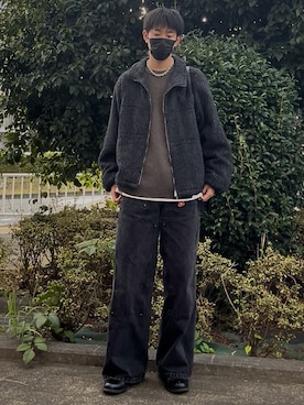 「アイテム（タンクトップ）」を使った、t.koya1さん（メンズ・181cm）の秋コーディネート
