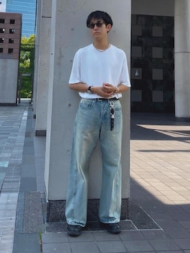 「アイテム（財布/小物）」を使った、t.koya1さん（メンズ・181cm）の夏コーディネート