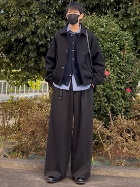 「アイテム（キーケース/キーアクセサリー）」を使った、t.koya_wearさん（メンズ・181cm）の冬コーディネート