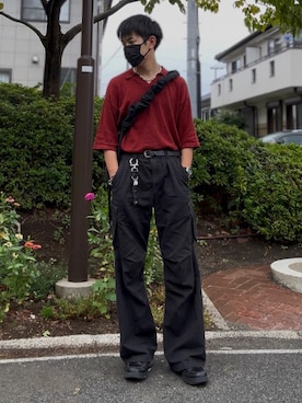 「アイテム（アクセサリー）」を使った、t.koya1さん（メンズ・181cm）の夏コーディネート