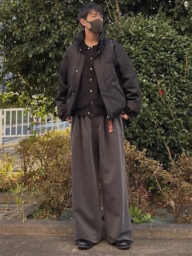 「アイテム（キーケース/キーアクセサリー）」を使った、t.koya_wearさん（メンズ・181cm）の冬コーディネート