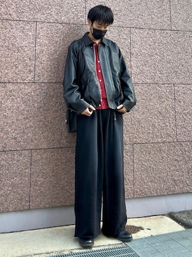 「アイテム（ブルゾン）」を使った、t.koya1さん（メンズ・181cm）の秋コーディネート