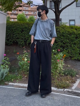 「HARE（ハレ）のアイテム」を使った、t.koya1さん（メンズ・181cm）の夏コーディネート