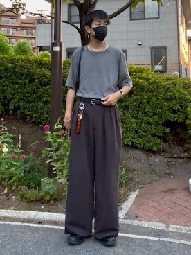 「アイテム（財布/小物）」を使った、t.koya1さん（メンズ・181cm）の夏コーディネート