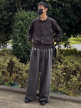 「アイテム（シャツ/ブラウス）」を使った、t.koya1さん（メンズ・181cm）の秋コーディネート