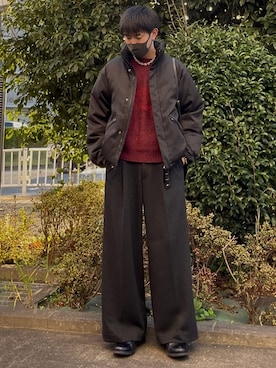 「アイテム（ショルダーバッグ）」を使った、t.koya_wearさん（メンズ・181cm）の秋コーディネート