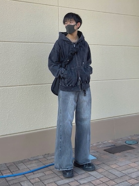 「アイテム（キーケース/キーアクセサリー）」を使った、t.koya1さん（メンズ・181cm）の秋コーディネート