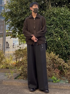 「アイテム（タンクトップ）」を使った、t.koya1さん（メンズ・181cm）の秋コーディネート