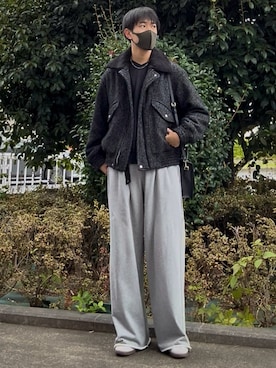 「アイテム（アクセサリー）」を使った、t.koya_wearさん（メンズ・181cm）の冬コーディネート