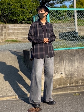 「アイテム（キーケース/キーアクセサリー）」を使った、t.koya1さん（メンズ・181cm）の秋コーディネート