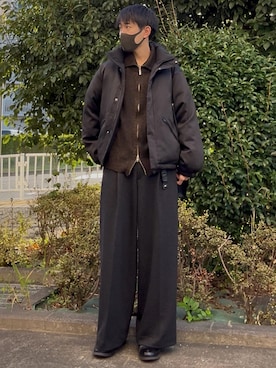 「アイテム（タンクトップ）」を使った、t.koya1さん（メンズ・181cm）の秋コーディネート