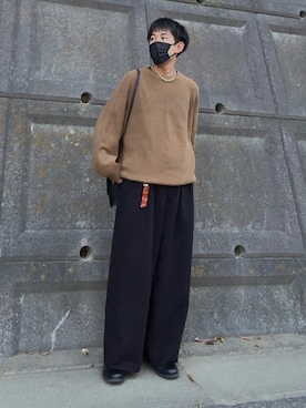 「アイテム（キーケース/キーアクセサリー）」を使った、t.koya1さん（メンズ・181cm）の秋コーディネート