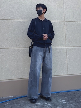 「ROCKPORT（ロックポート）の【MEN】ベレンジャー プレーン トゥ オックスフォード（ドレスシューズ）」を使った、t.koya_wearさん（メンズ・181cm）の秋コーディネート