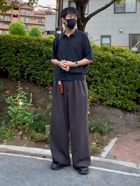 「アイテム（キーケース/キーアクセサリー）」を使った、t.koya1さん（メンズ・181cm）の夏コーディネート