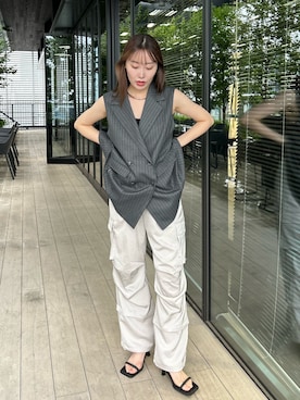 A + TOKYOのベストを使った人気ファッションコーディネート - WEAR