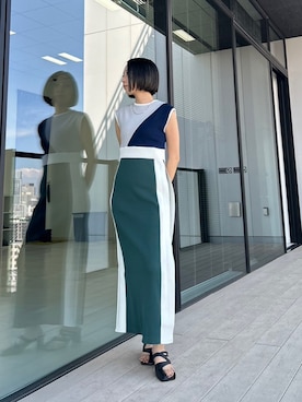 A＋TOKYO WOMENS STAFFさん（レディース・158cm）の夏コーディネート