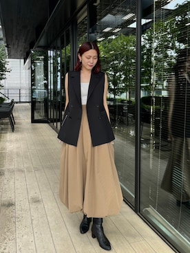 A + TOKYOのベストを使った人気ファッションコーディネート - WEAR