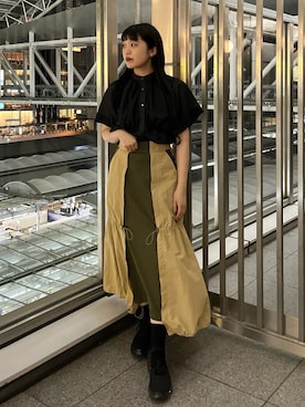 「アクティブ」｜「アイテム（トップス）」を使った、A＋TOKYO WOMENS STAFFさん（レディース・160cm）の夏コーディネート