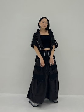 「アクティブ」｜「アイテム（ブルゾン）」を使った、A＋TOKYO WOMENS STAFFさん（レディース・158cm）の夏コーディネート