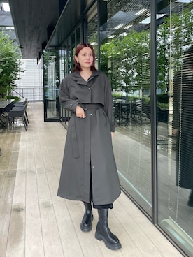 「アイテム（トレンチコート）」を使った、A＋TOKYO WOMENS STAFFさん（レディース・172cm）の秋コーディネート