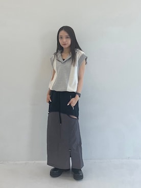 「アクティブ」｜「アイテム（Tシャツ/カットソー）」を使った、A＋TOKYO WOMENS STAFFさん（レディース・158cm）の春コーディネート