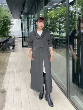 「アイテム（トレンチコート）」を使った、A＋TOKYO WOMENS STAFFさん（レディース・160cm）の秋コーディネート